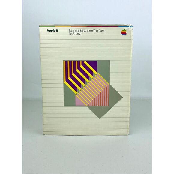 New Open Box Vintage Apple IIe Extended 80 Column Text Card Manual Chip 607-0103 - Picture 8 of 9